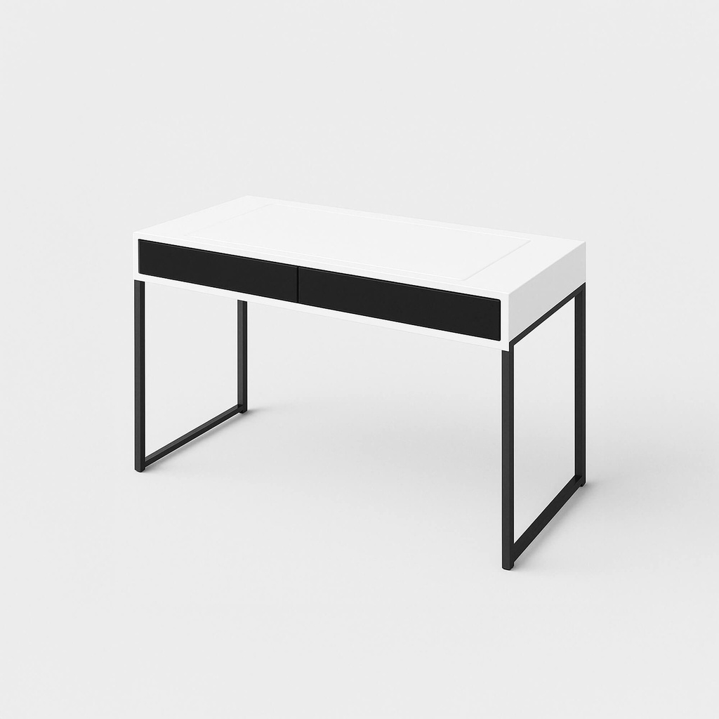 [FURN_0096] Customizable Desk (Bijela, Steel)